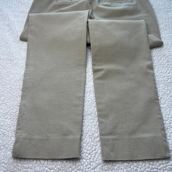 Crown & Ivy Cary Stretch Flat Front Khaki Ankle Pant 4 - Picture 9 of 12